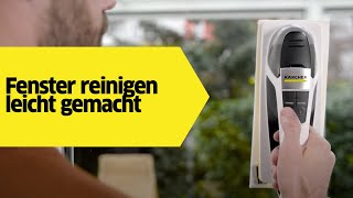 Fenster reinigen leicht gemacht  Kärcher [upl. by Ihsakat133]