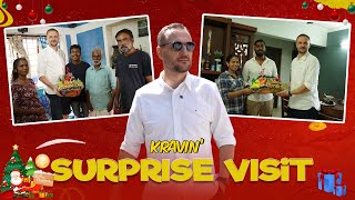 Suprise visit from Aashan  Kerala Blasters  Kravinindia  FanSurprise [upl. by Roslyn]