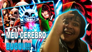 REACT Hora do Julgamento  Bad Time Trio Undertale AU  Papyrus Da BatataDiversus React [upl. by Alberto]