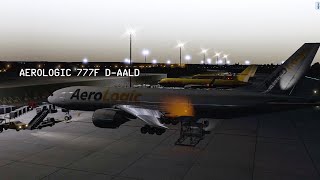 XPlane 11 AEROLOGIC 777F East Midlands to Leipzig EGNXEDDP Part 1 [upl. by Efron]