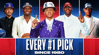 Every Number 1 Pick Since 1980  NBADraft [upl. by Renell999]