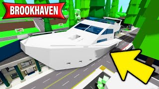 COMMENT FAIRE VOLER LE BATEAU SUR BROOKHAVEN ROBLOX [upl. by Adnohsirk]