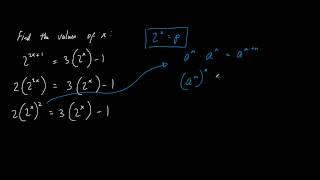 Find The Value Of X When It Becomes An Exponential Power [upl. by Nikolaus]