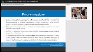 Le procedure di affidamento dei contratti pubblici Le fasi principali 15 06 2022 [upl. by Artiek979]