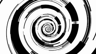 Espiral BLANCO Y NEGRO 🌈 FONDO de PANTALLA con MOVIMIENTO  VFX 【4K】GRATIS ✅ no copyright💪 [upl. by Ursas]