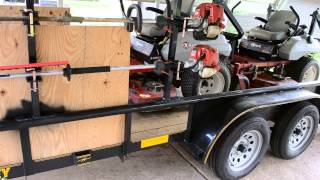 Landscape Trailer Cheapest Trimmer Racks [upl. by Elwira]