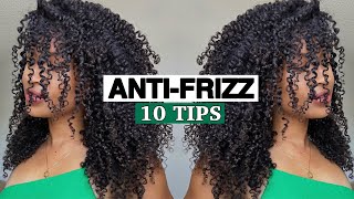 RIZOS SIN FRIZZ  10 TIPS para evitar el encrespamiento en el cabello rizado  FRIZZYDESI [upl. by Gervase646]