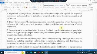 Significance of Qualitative Research Methods 2024  Englilearn [upl. by Assillem266]