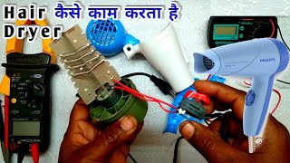 Hair Dryer Repair  How to Repair Hair Dryer Explanation With Circuit Digram [upl. by Nosredneh]