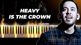 Heavy Is the Crown  Linkin Park  piano karaoke instrumental cover [upl. by Aubine650]