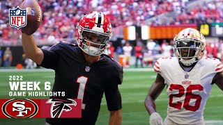 San Fransisco 49ers vs Atlanta Falcons  2022 Week 6 Game Highlights [upl. by Corinne]