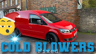 VW CADDY 2K  cold blowers  Fixed [upl. by Ajani]