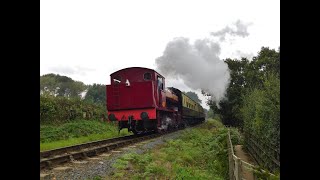 BunkerFirst Bagnall during the Severn Valley Railways AUTUMN STEAM GALA  September 2023 [upl. by Elletsirhc400]