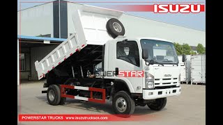 Japan 6 wheel 4x4 mini Tipper ISUZU dump truck for sand stone [upl. by Aryn]