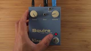 Kingsley Squire 86  Tone Shaping Preamp [upl. by Leitao]