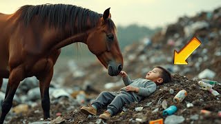 CABALLO ENCUENTRA A UN BEBÉ ABANDONADO EN LA BASURA ¡LO QUE SUCEDIÓ DESPUÉS TE DEJARÁ SIN PALABRAS [upl. by Ahsiad]