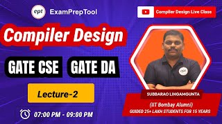 COMPILER DESIGN LECTURE2  GATE CSE  GATE DA [upl. by Hujsak420]