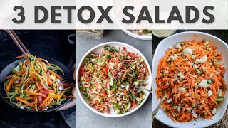 Super Easy Detox Salad Recipes Part 1  Healthy Dinner Recipes to Lose Weight [upl. by Lebam]