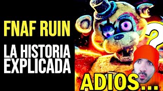 iTownGamePlay REACCIONA a FNAF SECURITY BREACH RUIN DLC Toda la Historia Explicada [upl. by Anileva]