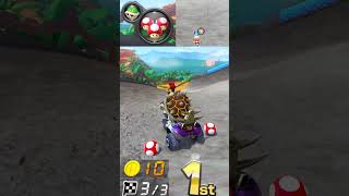 This was a crazy close ending  Mario Kart 8 Deluxe shorts mariokart [upl. by Yniatirb460]