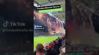 Preußen münster Bayern München DFB Pokal Pyro Show [upl. by Ire461]