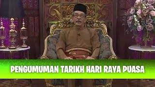 Pengumuman Tarikh Hari Raya Aidilfitri 1444H oleh Penyimpan Mohor Besar RajaRaja LANGSUNG [upl. by Fasano]