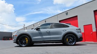 2023 Porsche Cayenne Turbo GT Artic grey  full body XPEL PPF Ceramiccoated  Ceramic window tint [upl. by Ynove345]