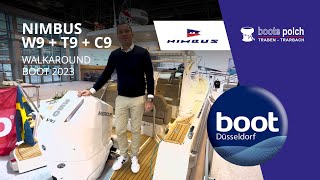 Nimbus W9  T9  C9 Walkaround auf der boot 2023 [upl. by Yvaht]