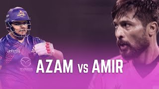 Azam Khan vs Mohammad Amir I The BIG OVER moment I Best moments of the Season 4 I Abu Dhabi T10 [upl. by Elokin]