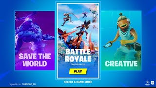 How to get the old menu screen in Fortnite [upl. by Aramad401]