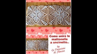 COME UNIRE LE MATTONELLE A UNCINETTO [upl. by Melgar]