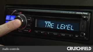 Alpine CDE121 CD Receiver Display and Controls Demo  Crutchfield Video [upl. by Divadnoj]