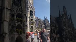 “Exploring Munich’s Marienplatz The Iconic Glockenspiel Show”  A video tour of Marienplatz [upl. by Meri]