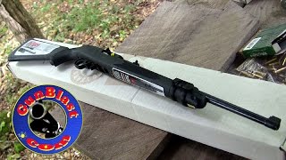 Ruger 1022 SemiAuto 22LR Carbine with LaserMax Laser Giveaway  Gunblastcom [upl. by Drarej]