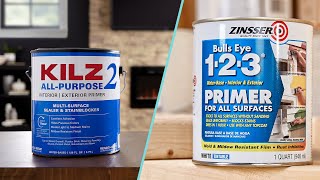 Zinsser vs Kilz Primer Making the Best DIY Primer Choice  Which One is Better 2024 [upl. by Aihsekal]