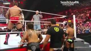 CM Punk vs Wade Barret Special Guest Referee John Cena Full Match Raw 12411 [upl. by Nnaeitak]