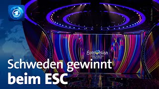 Eurovision Song Contest Schweden gewinnt – Deutschland Letzter [upl. by Naitsirc]