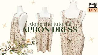 APRON 13점퍼스커트 앞치마 만들기ㅣHow to make an Apron fits your sizeㅣDIY Tutorial l LETS SEWING [upl. by Recha]