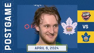 Toronto Marlies Media Availability  Postgame vs Utica Comets  April 6 2024 [upl. by Arjun]