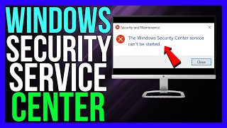 How to FIX The Windows Security Center Service Cannot Be Started Windows 1110 2024 METHOD [upl. by Marks852]