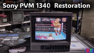 Retro Valentines Day Stream  Sony PVM 1340 Restoration [upl. by Eanal]