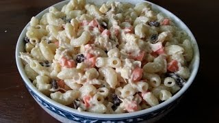 FILIPINO MACARONI SALAD EASY RECIPE [upl. by Cotsen56]