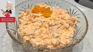 How to Make a Easy Summer Picnic Salad  Mandarin Orange Dream Dessert [upl. by Ramoj]