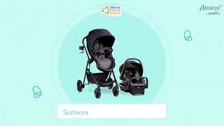 Conoce la Carriola Travel System Pivot Evenflo [upl. by Adnirod990]