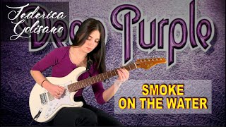 Smoke On The Water  Deep Purple  Solo Cover by Federica Golisano with Cort G260CS [upl. by Yentrac]