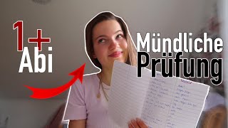 1 in der mündlichen ABITUR Prüfung Meine Tipps fürs Abi 2020 [upl. by Nida]