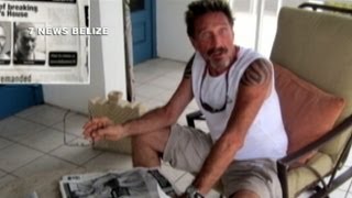 McAfee Founder Interview John McAfee Says Belize Government Trying to Assassinate Him [upl. by Nnylhsa960]