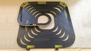 Large Tyco Slot Car Spiral with over 70ft of Track [upl. by Sells75]