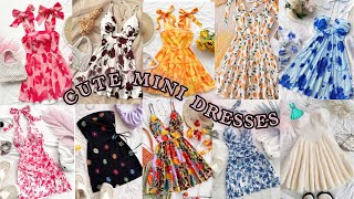 Cute Mini Dresses design 2024  Latest Collection  2024 [upl. by Burnie15]