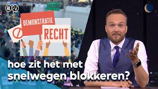 Wat houdt het demonstratierecht in  De Avondshow met Arjen Lubach S6 [upl. by Anividul289]